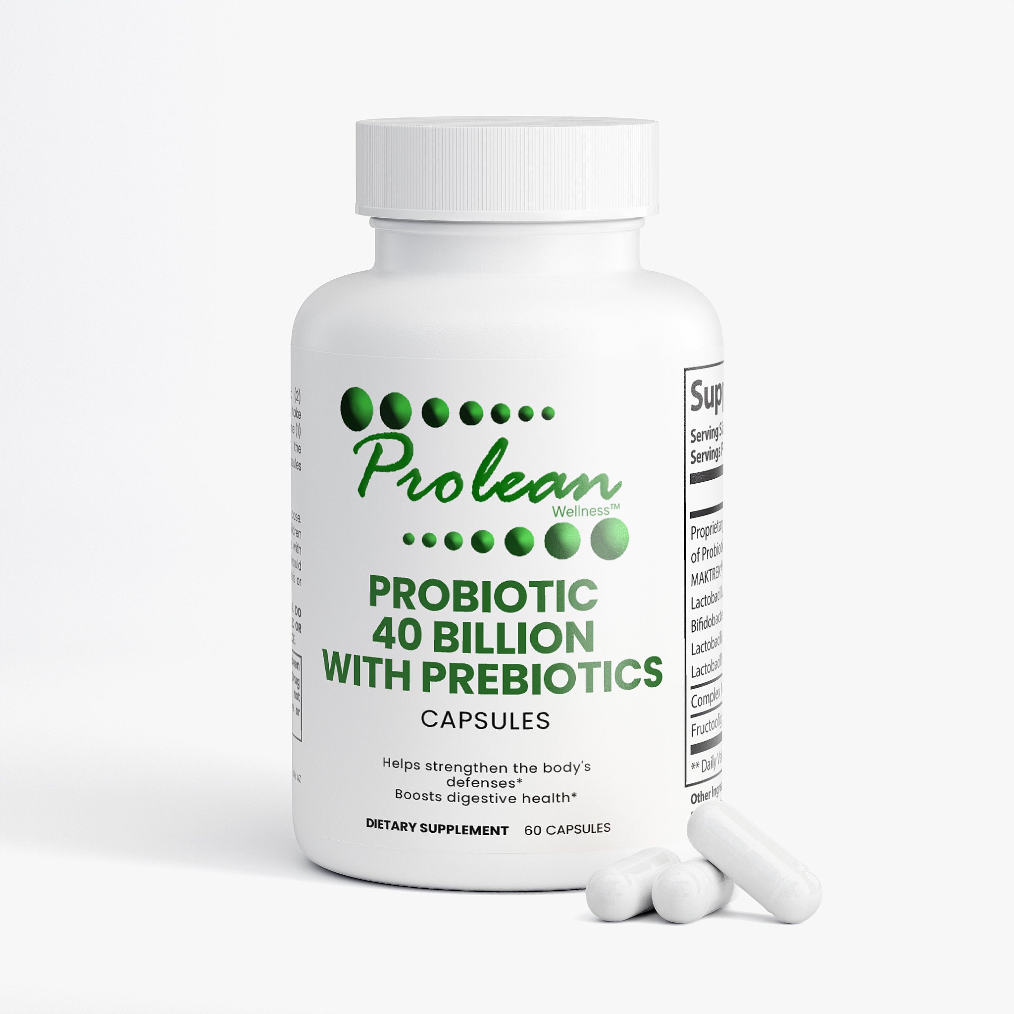 Probiotic 40 Billion with Prebiotics